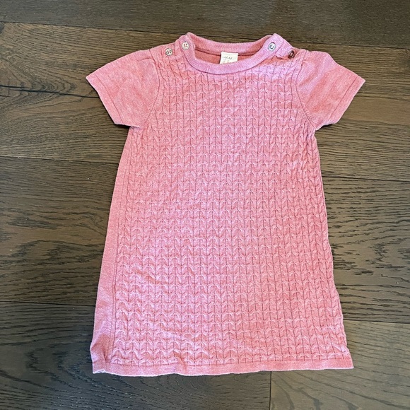 H and M pink knit dress. Sz 3T brand new - Picture 1 of 3